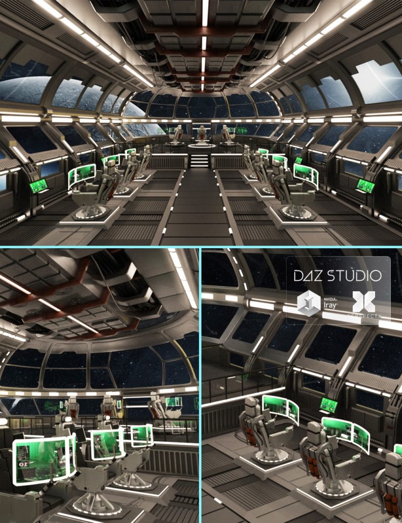 Starship Command Center_DAZ3DDL