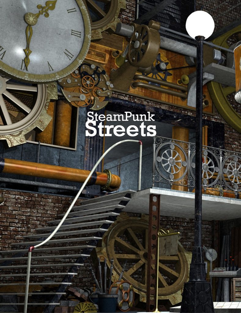 SteamPunk – Streets_DAZ3D下载站