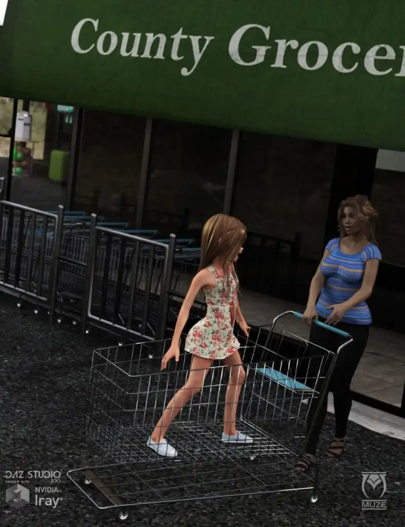 Strip Mall Spectacular_DAZ3D下载站