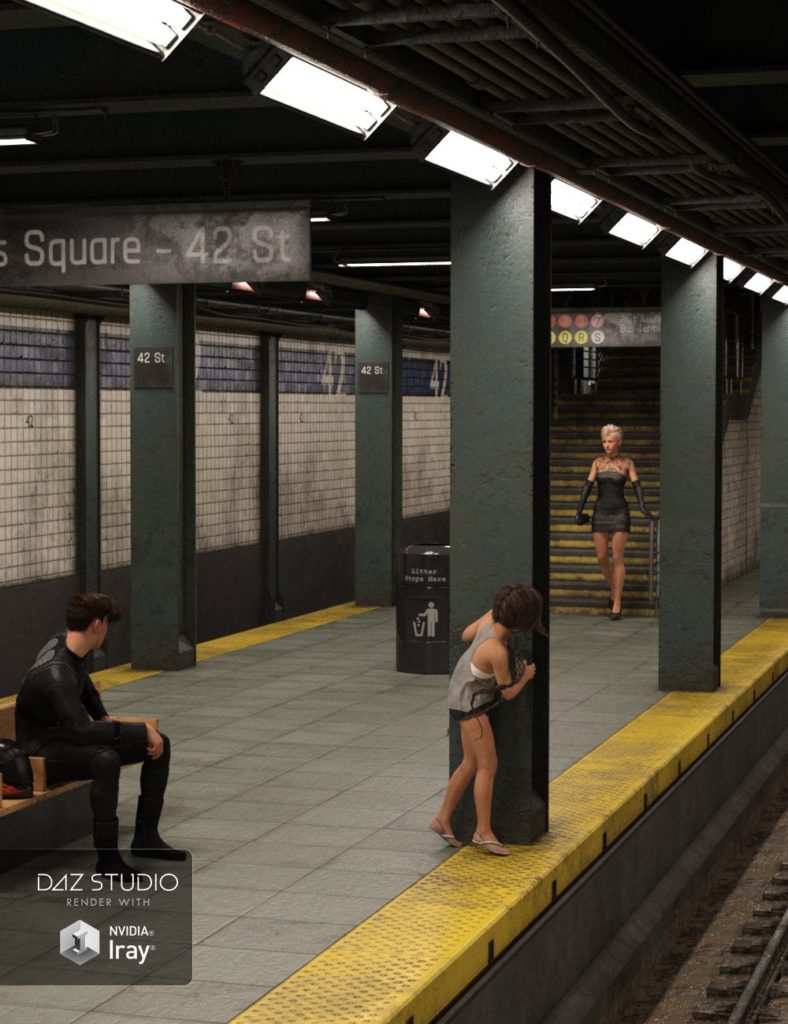 Subway Station_DAZ3D下载站