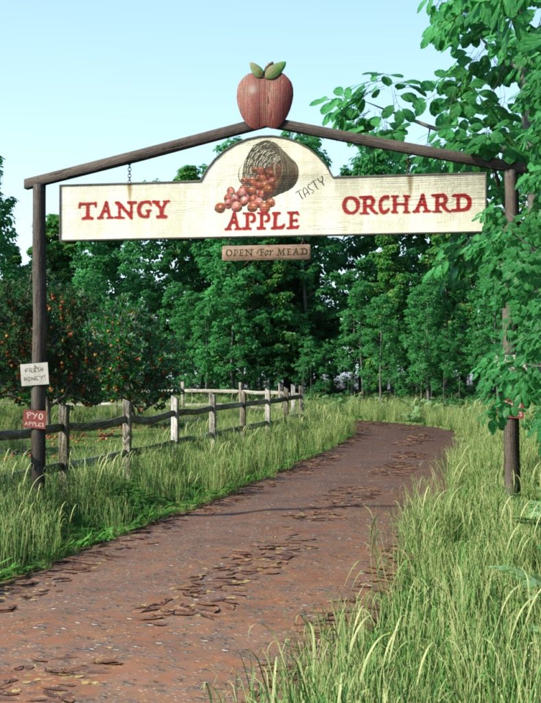 Tangy Apple Orchard_DAZ3D下载站