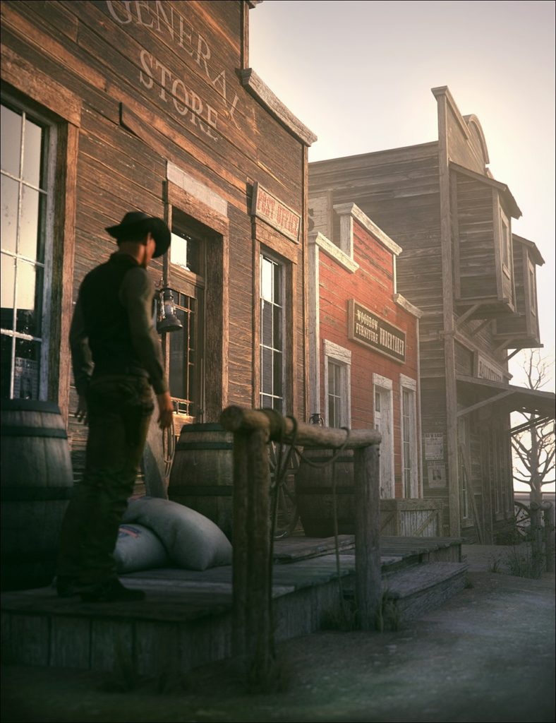 The Streets Of The Wild West_DAZ3DDL