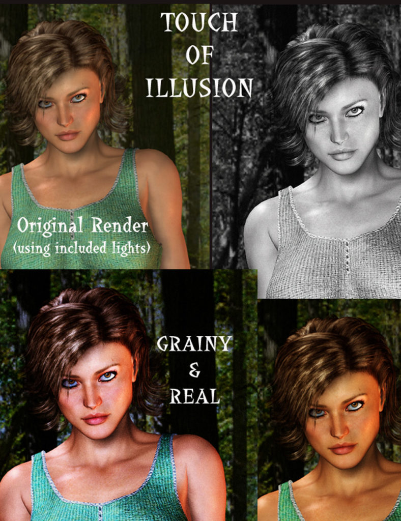 Touch Of Illusion Actions_DAZ3DDL