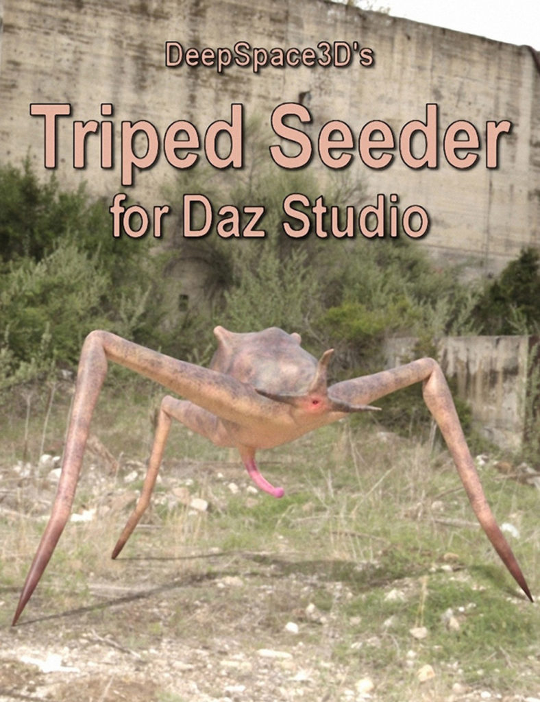 Triped Seeder For Daz Studio_DAZ3DDL