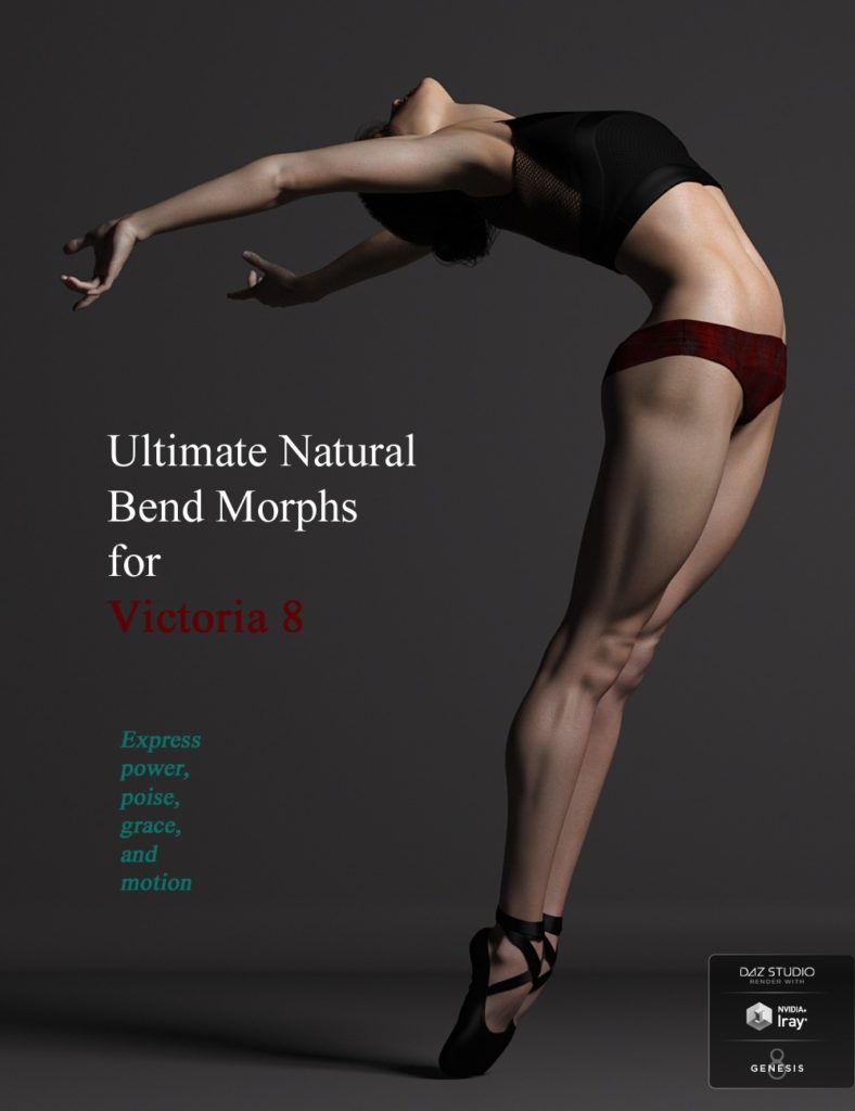 Ultimate Natural Bend Morphs for Victoria 8_DAZ3D下载站