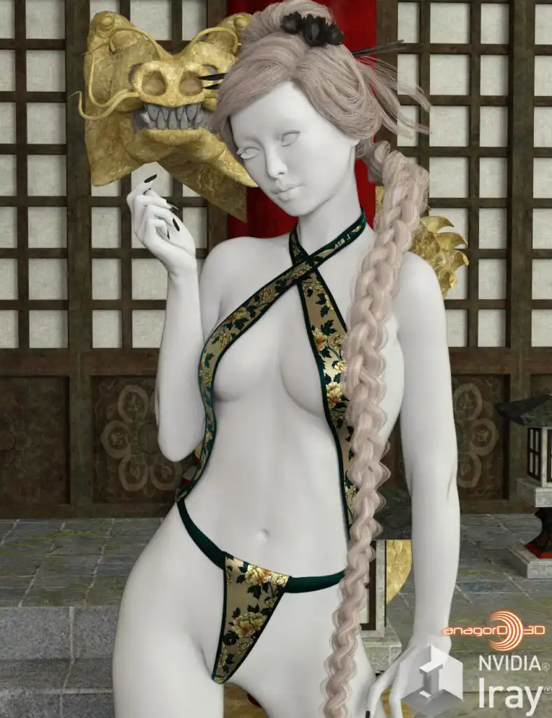 VERSUS – Japanese Fundoshi 2 for G3F and G8F_DAZ3D下载站