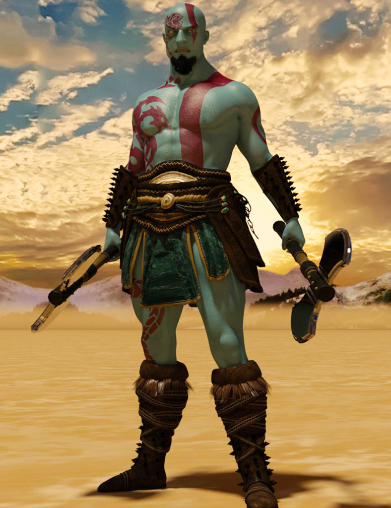 Warrior God For Genesis 3 Male_DAZ3D下载站