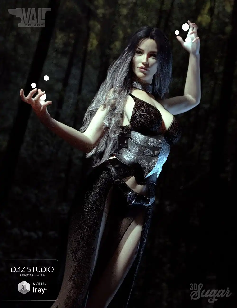 Wicked Sorceress Poses for Genesis 8 Female(s)_DAZ3D下载站