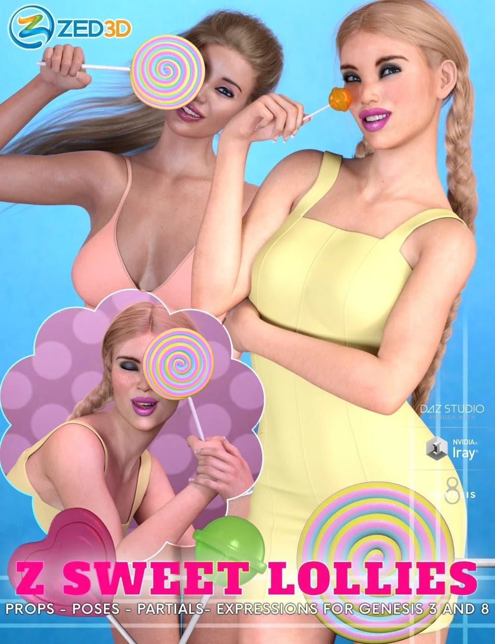 Z Sweet Lollies Props and Poses for Genesis 3 and 8 Female_DAZ3DDL