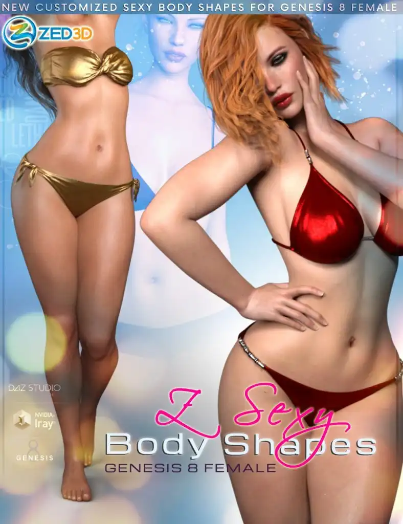 Z Sexy Body Shapes for Genesis 8 Female_DAZ3D下载站
