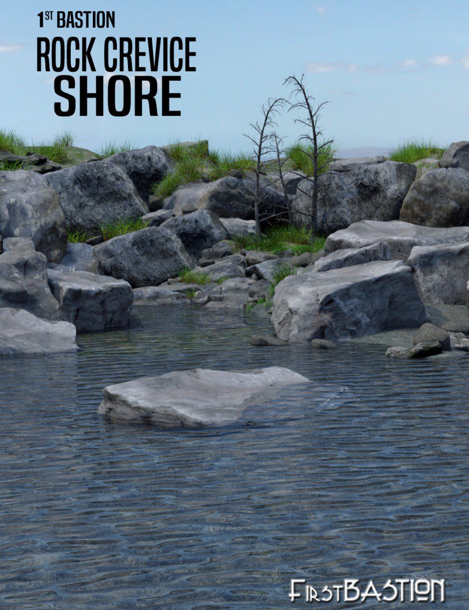 1stB Rock Crevice Shore_DAZ3D下载站