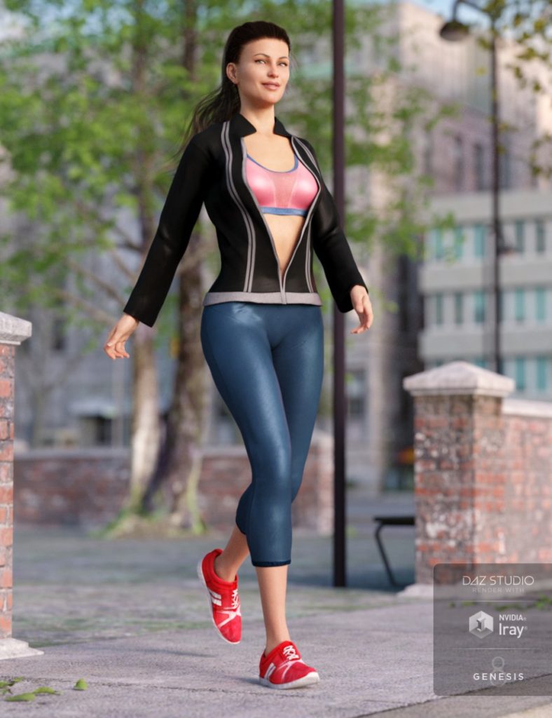 NG Intimates - Athletic Wear for Genesis 8 Female