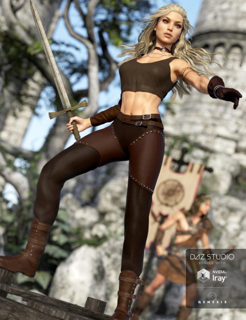 Adventure Girl Outfit for Genesis 3 Female(s)_DAZ3DDL