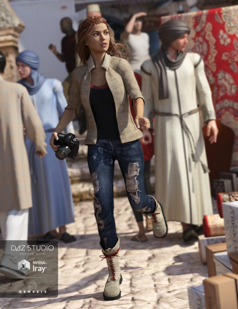 Adventure Outfit for Genesis 3 Female(s)_DAZ3DDL