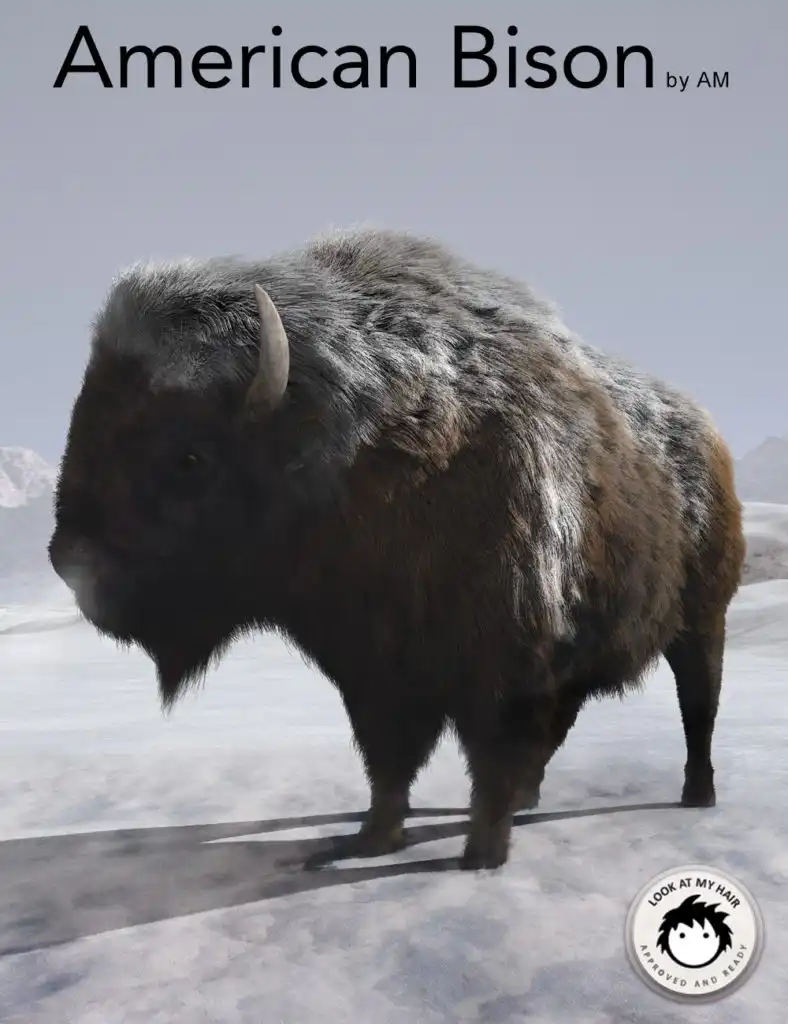 American Bison_DAZ3DDL