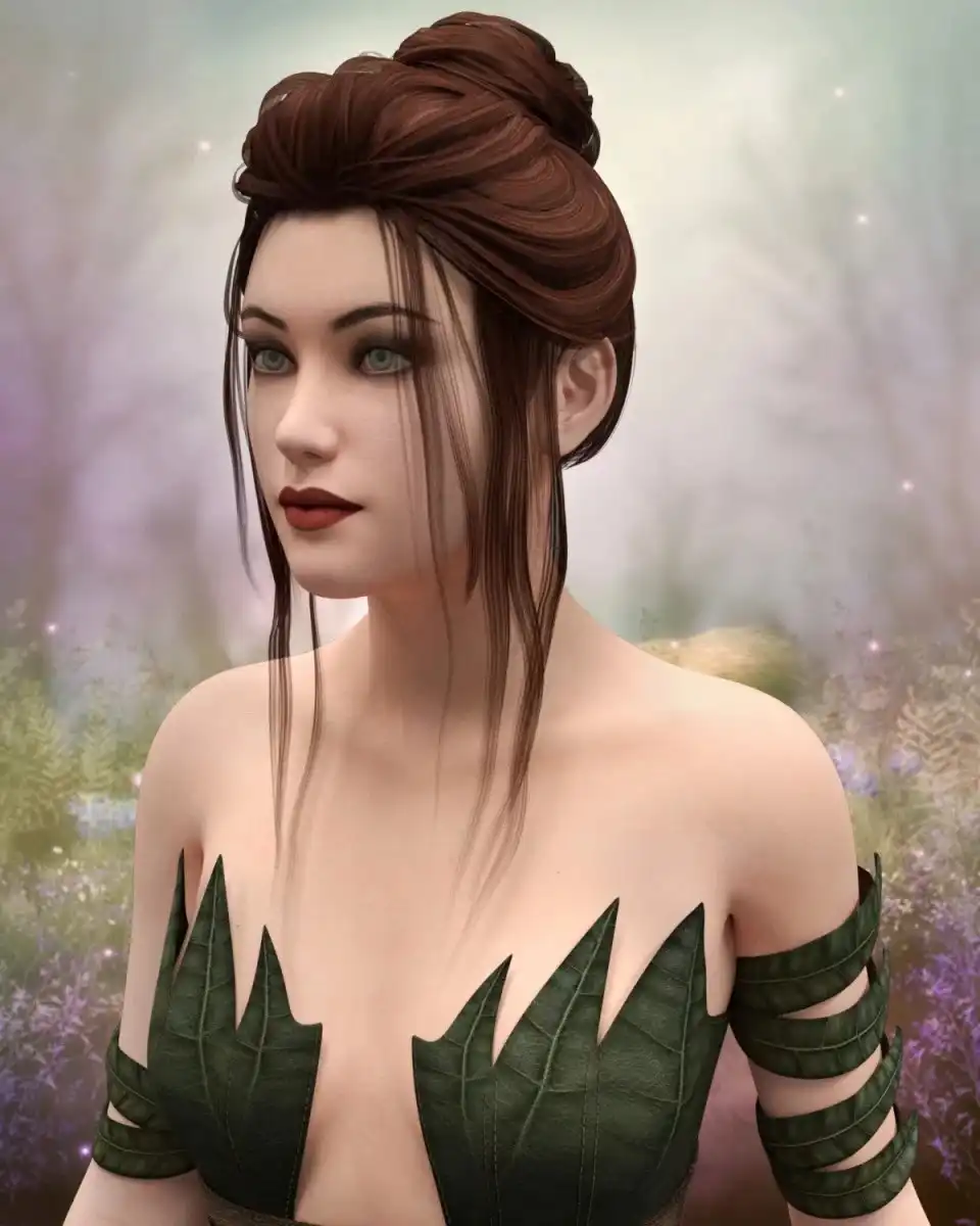 Ashley Hair for Genesis 8 Female(s)_DAZ3D下载站