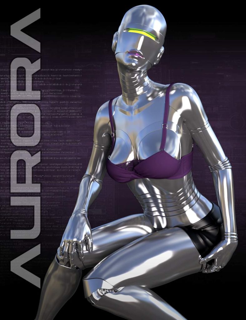 Aurora Bot for Genesis 3 Female_DAZ3D下载站