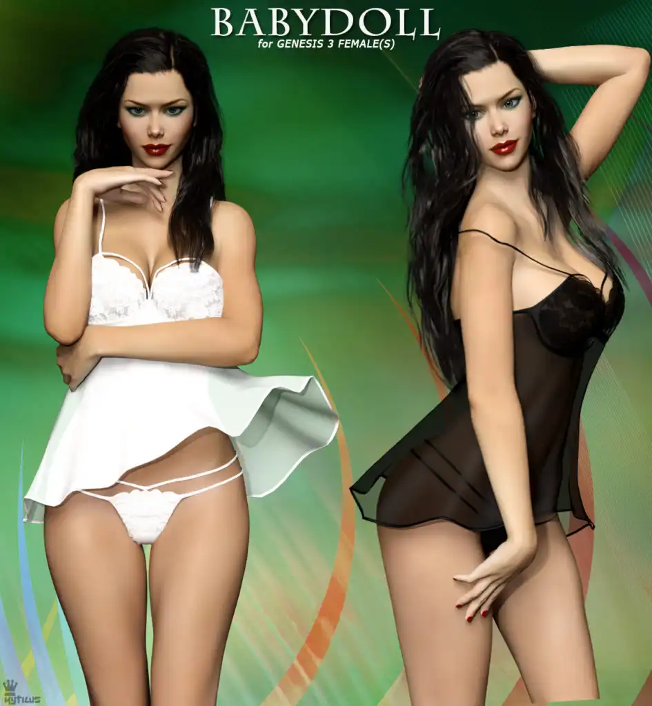 Babydoll For Genesis 3 Female(s)_DAZ3DDL