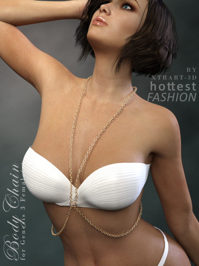 Body Chain for Genesis 3 Female_DAZ3D下载站