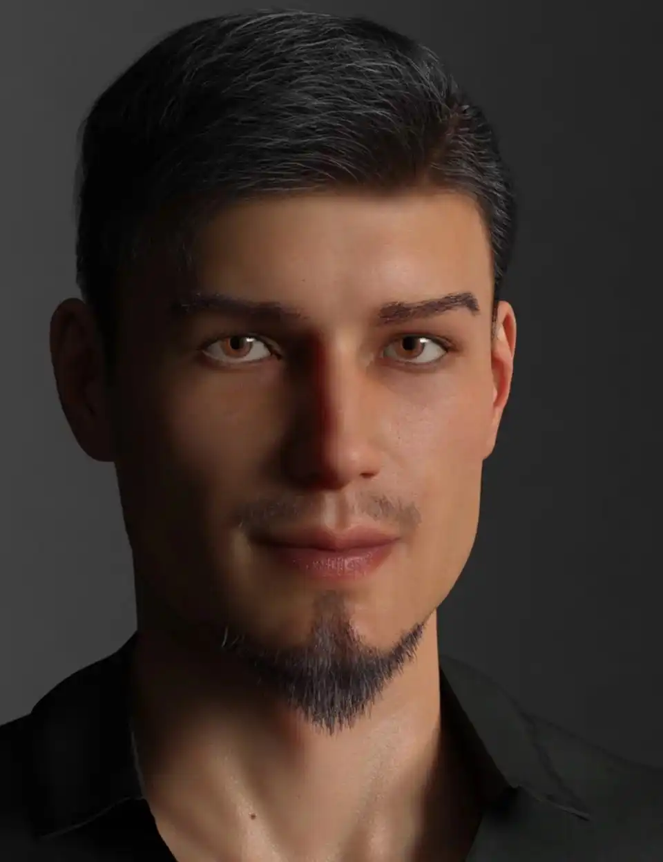 CC Beard Boss for Genesis 8 Male(s)_DAZ3D下载站