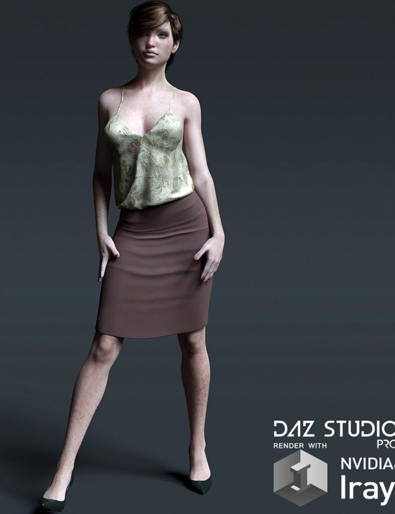Casual Couture Outfit for G3F_DAZ3D下载站