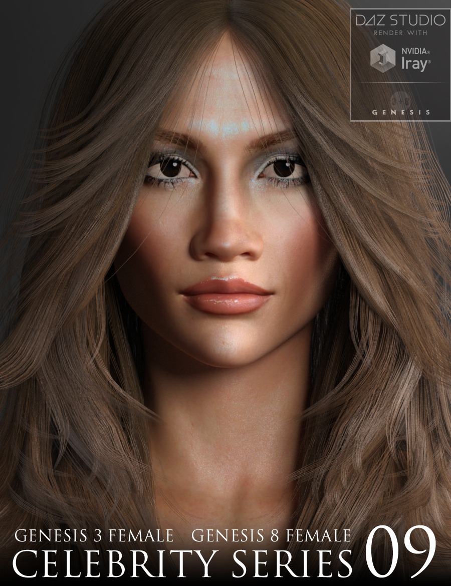 Celebrity Series 09 for Genesis 3 and Genesis 8 Female_DAZ3DDL