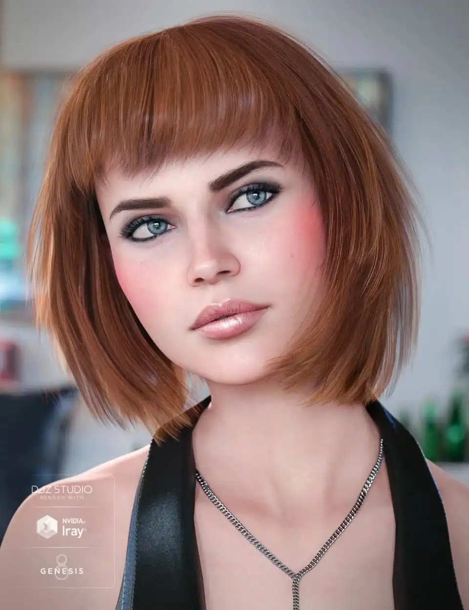 Coco Hair for Genesis 8 Female(s)_DAZ3D下载站