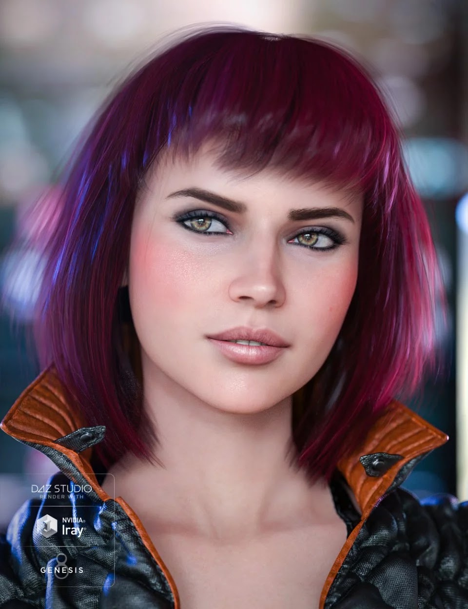 Colors for Coco Hair_DAZ3D下载站