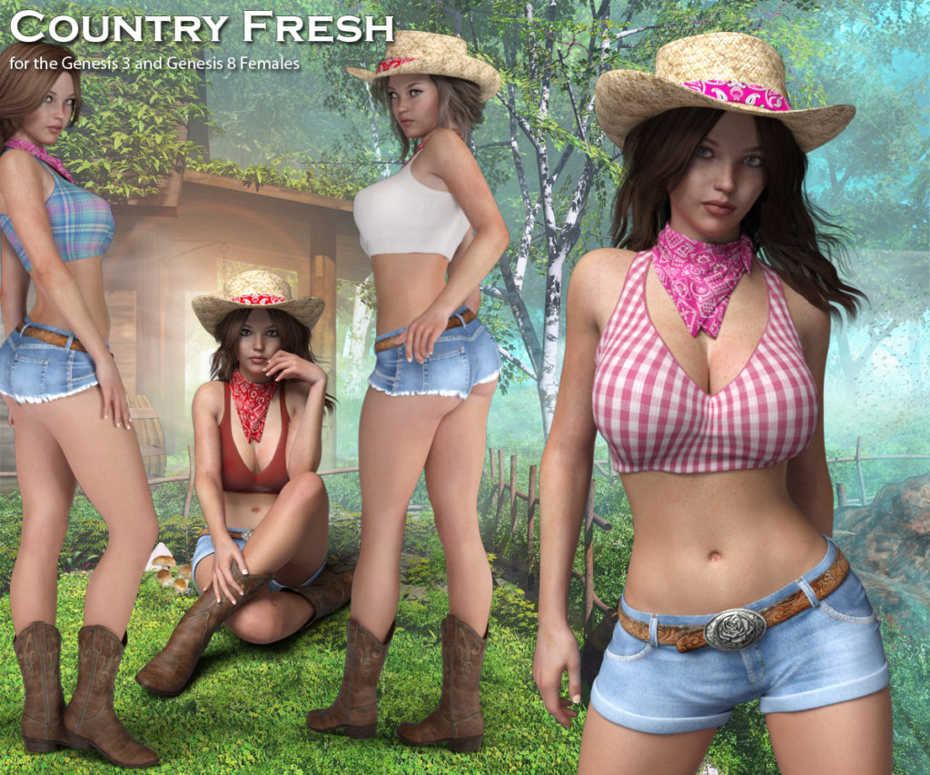 Country Fresh for Genesis 3 and Genesis 8 Females_DAZ3DDL
