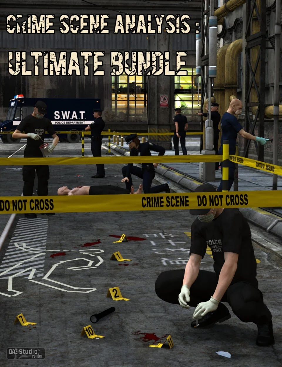 Crime Scene Analysis: Ultimate Bundle_DAZ3DDL