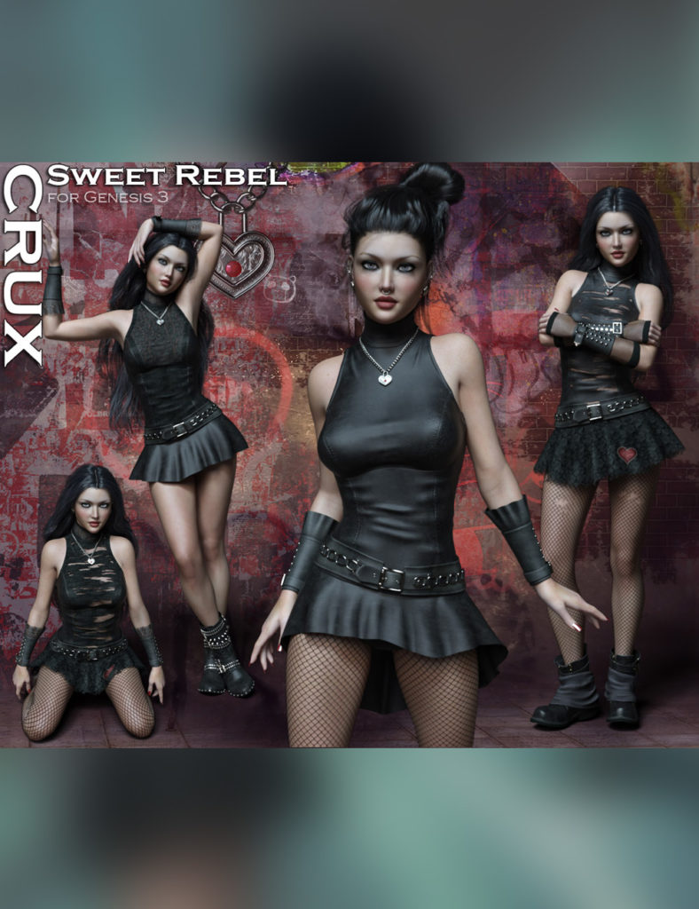 CruX Sweet Rebel_DAZ3D下载站