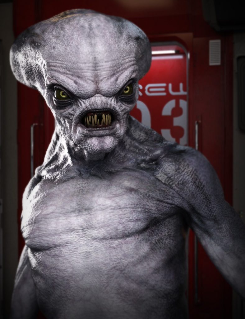 Crypto Alien HD for Genesis 8 Male_DAZ3D下载站