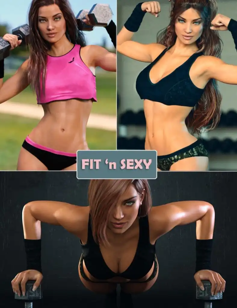 DM’s FIT ‘n SEXY Bundle_DAZ3DDL