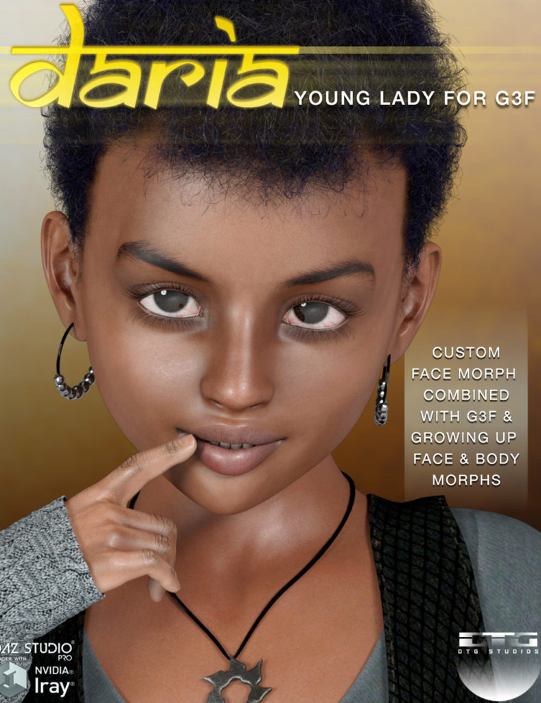 DTG Studios’ Daria for G3F_DAZ3D下载站