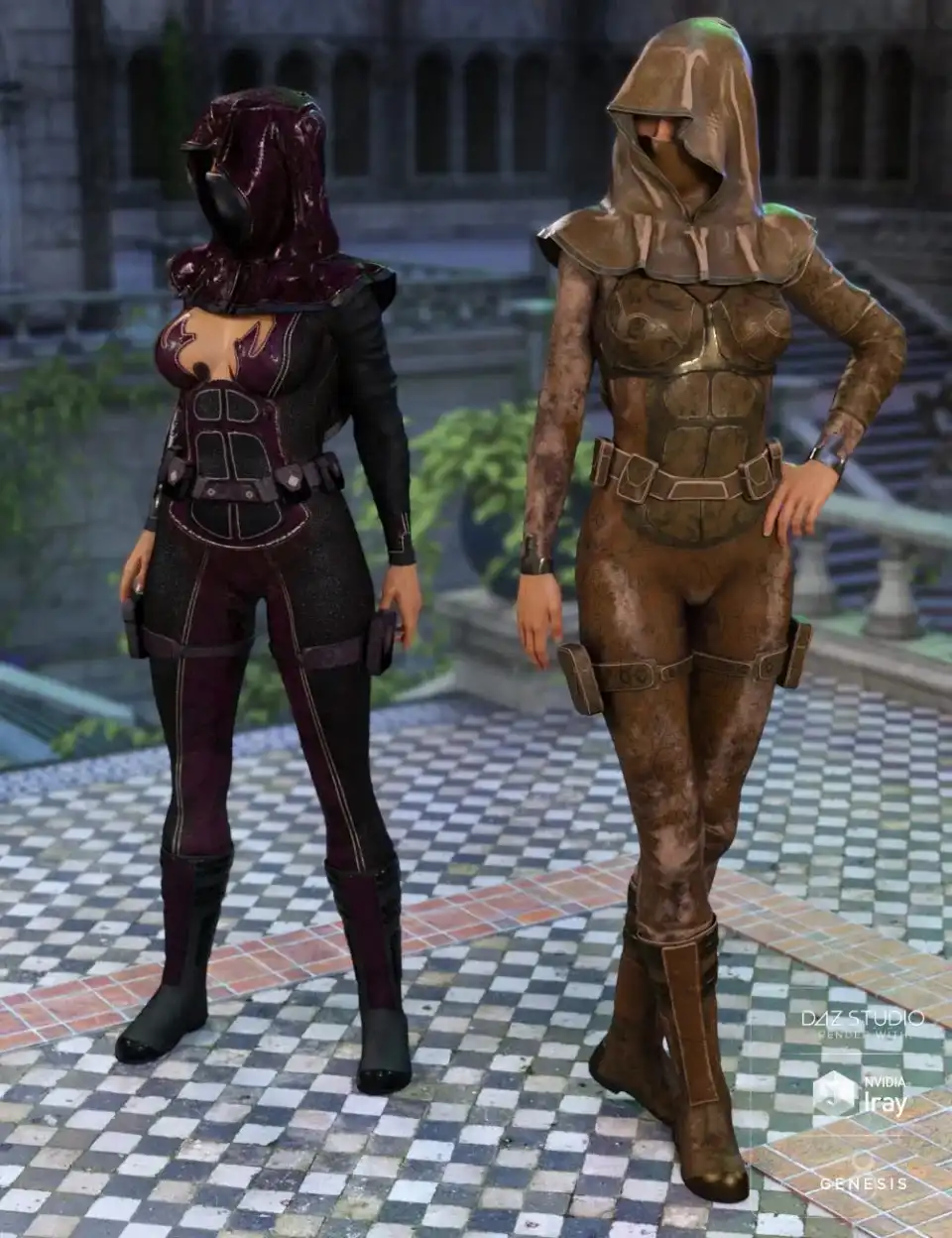 Desert Scout Outfit Textures_DAZ3DDL