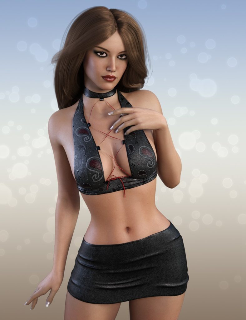 Desiree Outfit for Genesis 3 Female(s)_DAZ3D下载站