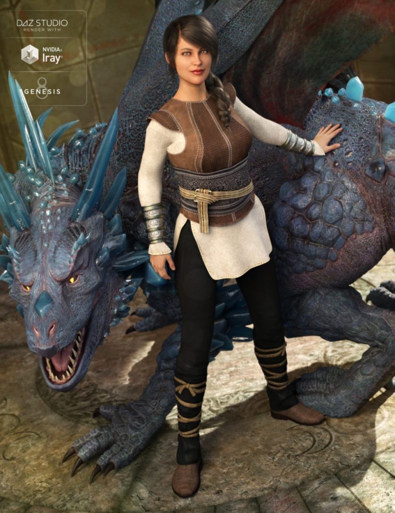 Dragon Tamer Outfit for Genesis 8 Female(s)_DAZ3DDL