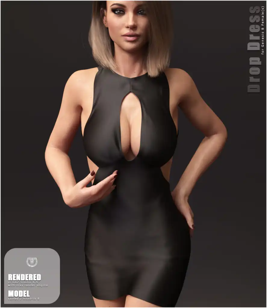 Drop Dress for Genesis 8 Females_DAZ3DDL