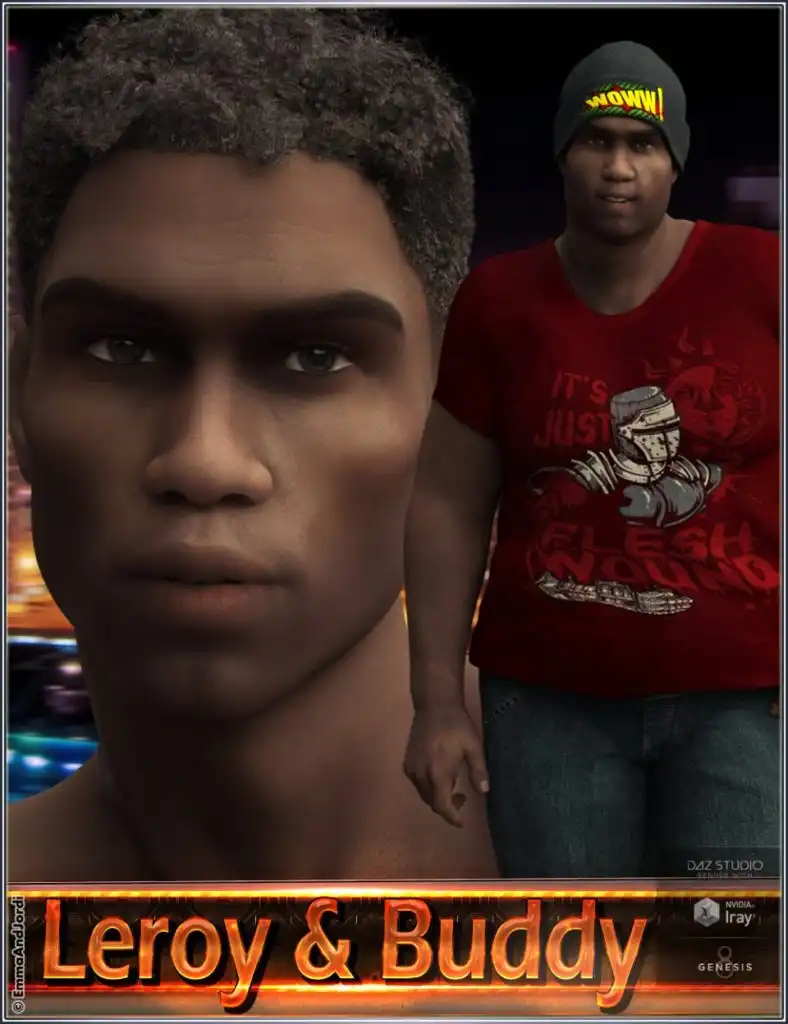 EJ Leroy and Buddy for Genesis 8 Male_DAZ3DDL