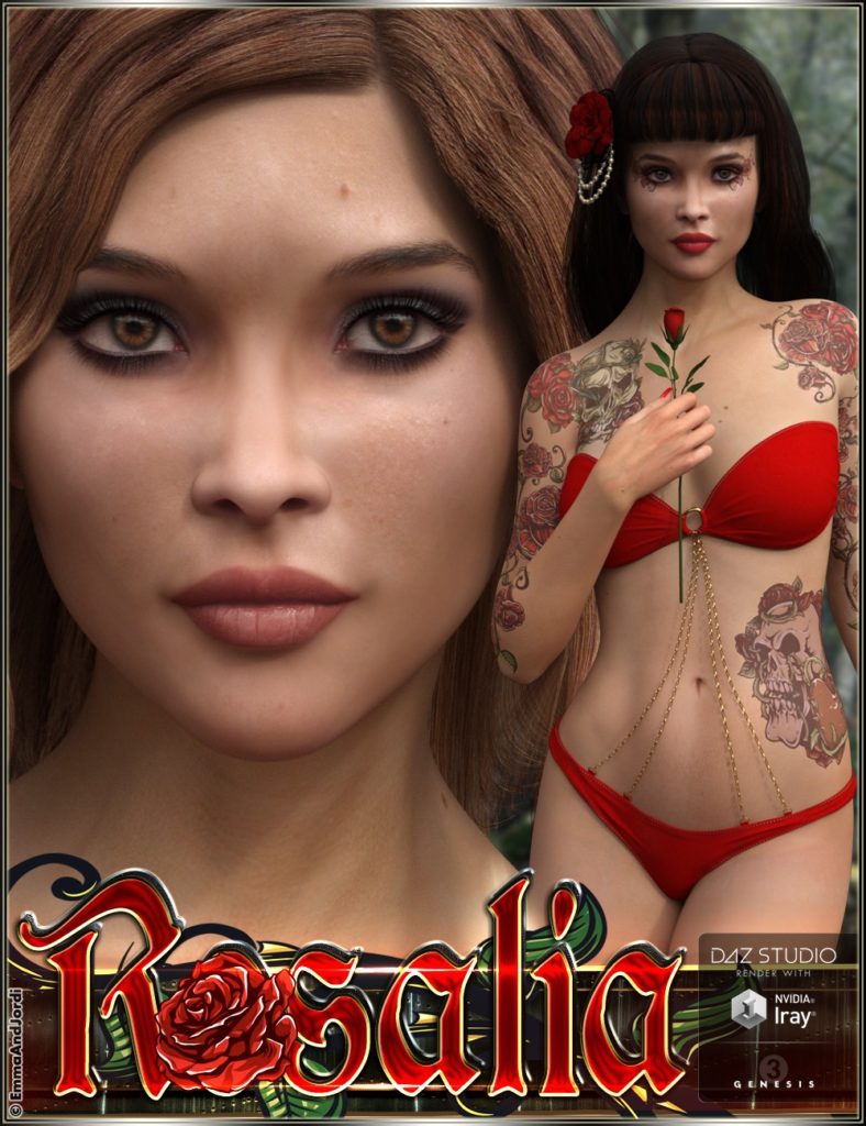 EJ Rosalia for Genesis 3 Female(s)_DAZ3D下载站