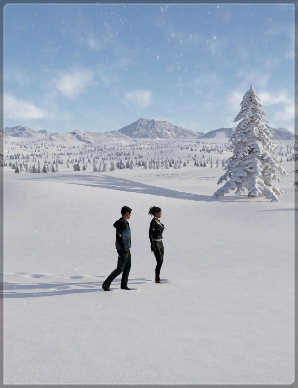 Easy Environments: Winter II_DAZ3D下载站