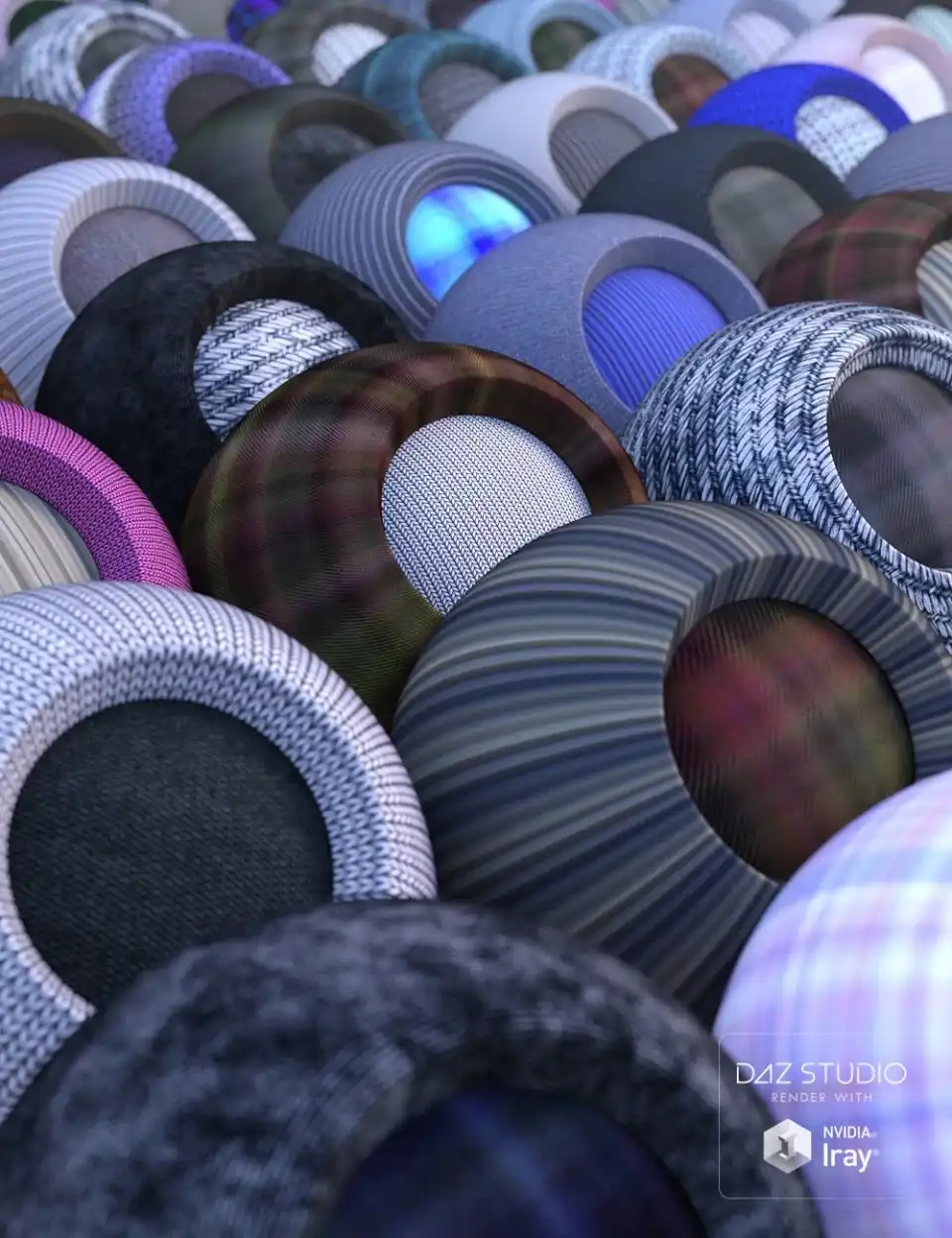Everyday Fabric Shaders Iray_DAZ3DDL