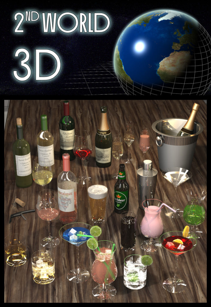 Everyday Items, Glassware_DAZ3DDL