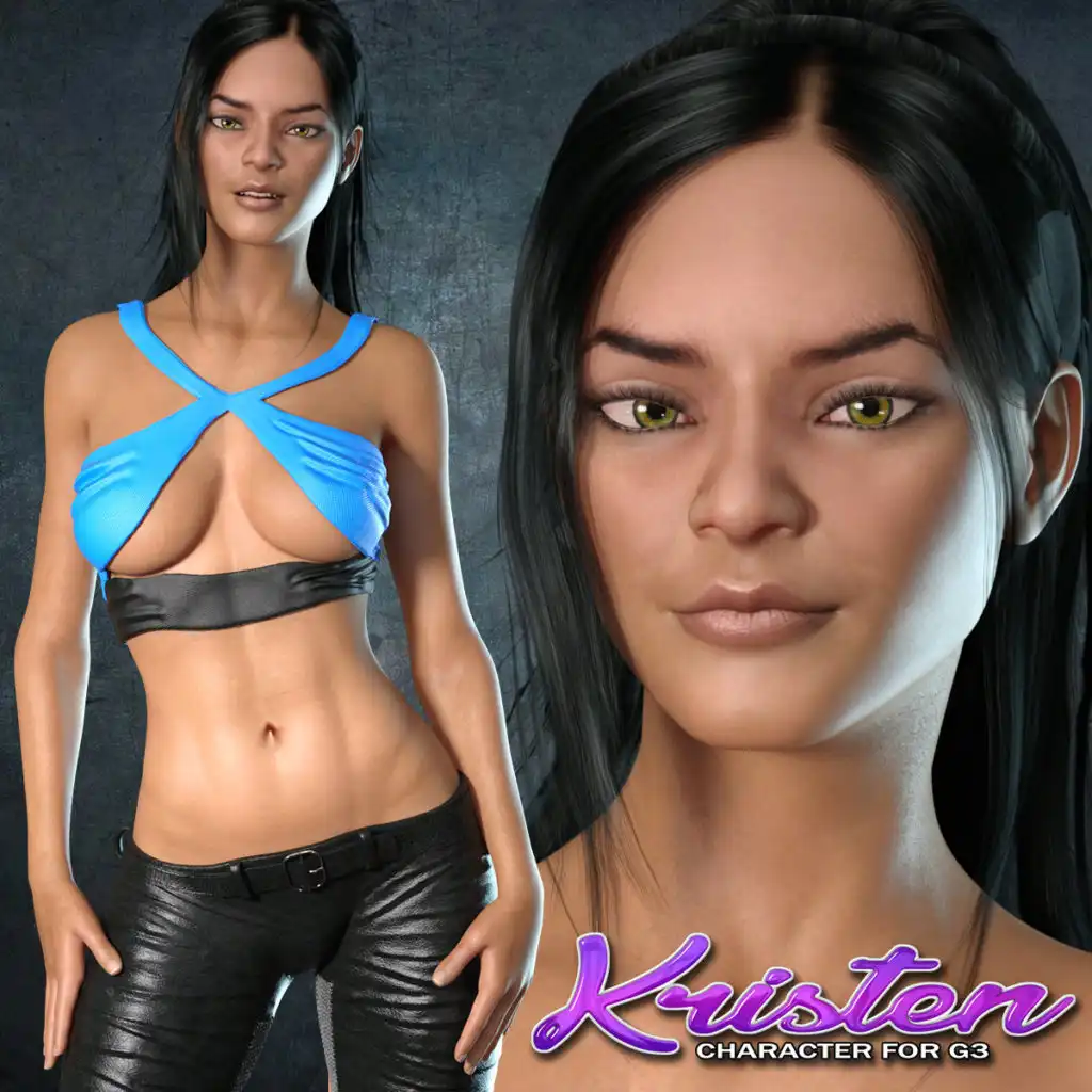 Exnem Kristen Character for G3_DAZ3DDL