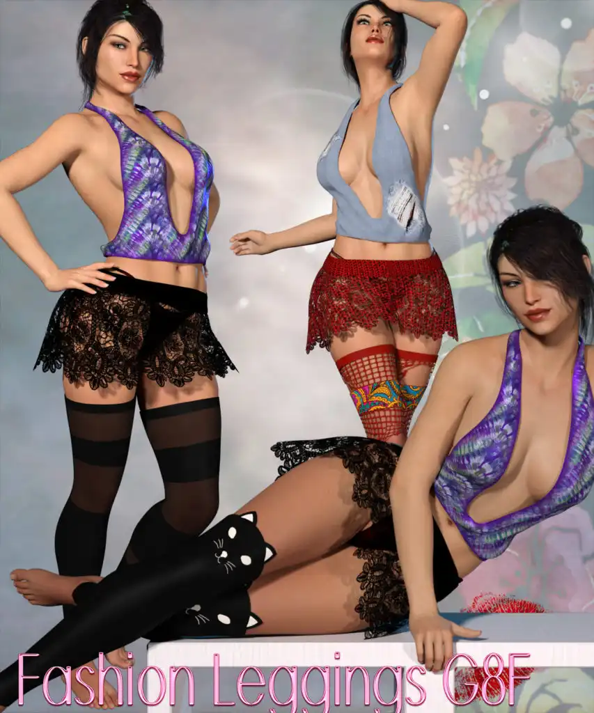 Fashion Leggings Genesis 8_DAZ3DDL