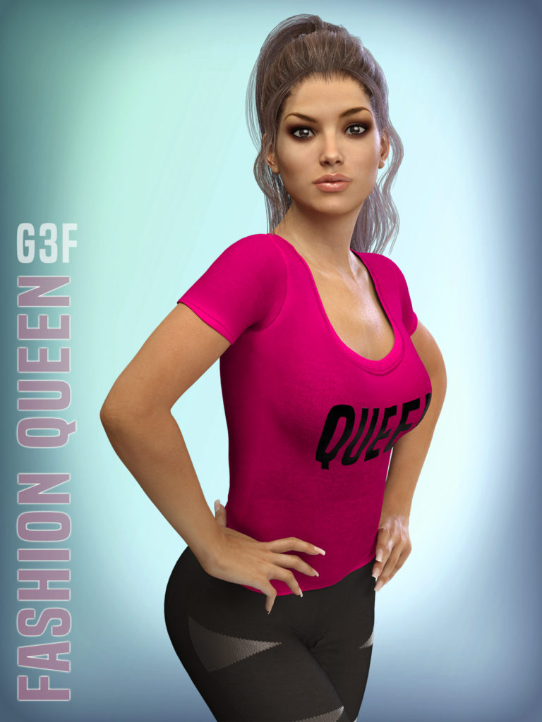 Fashion Queen for G3F_DAZ3D下载站