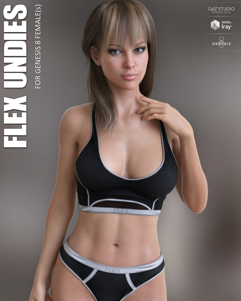 Flex Undies for Genesis 8 Females_DAZ3D下载站