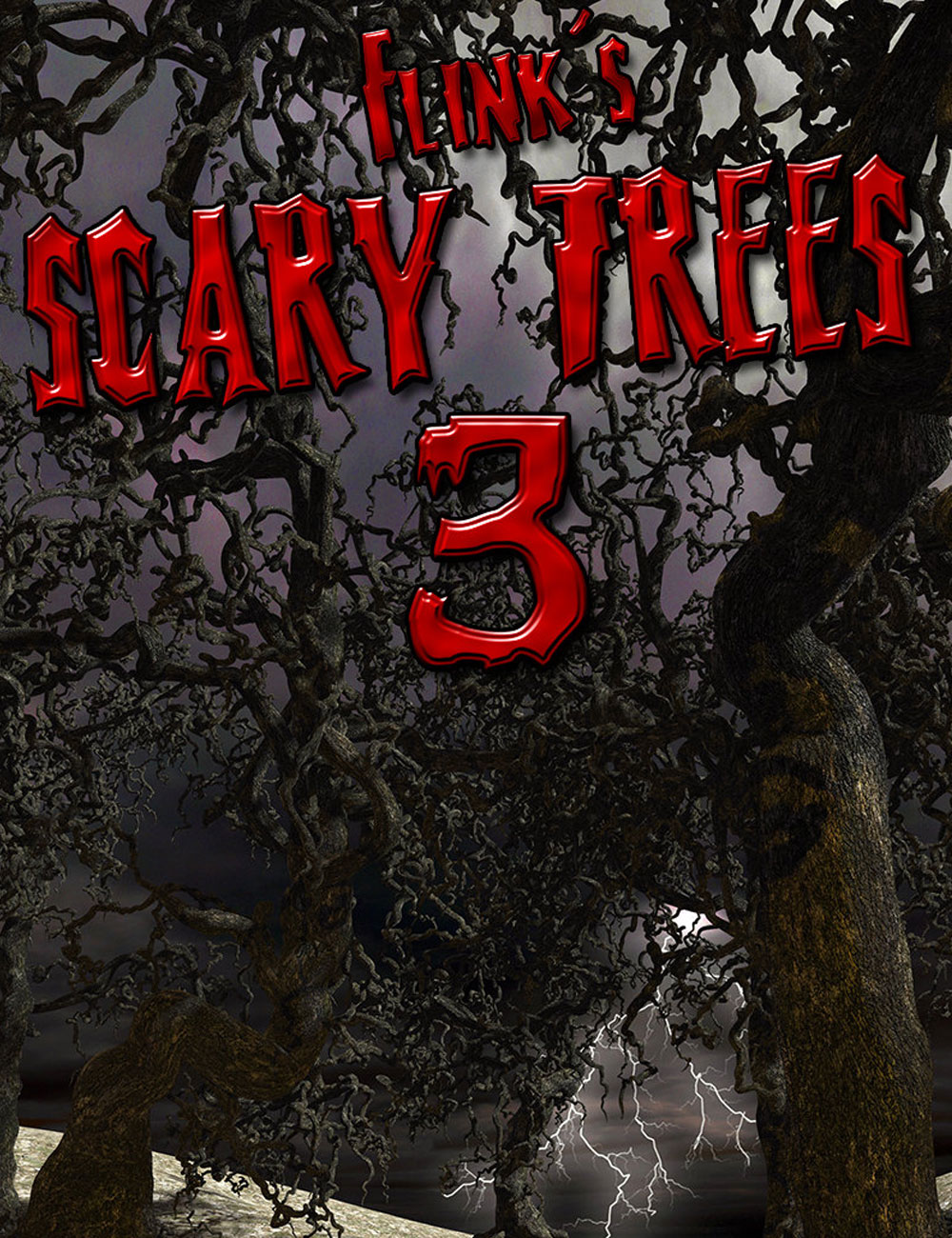 Flinks Scary Trees 3_DAZ3D下载站