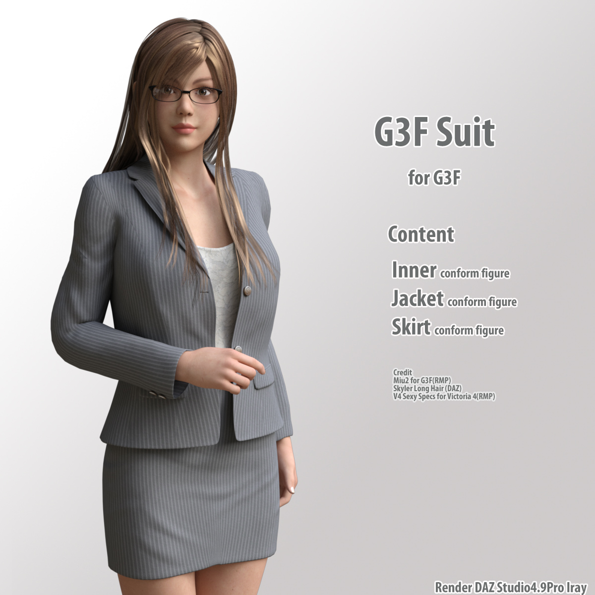 G3F Suit for G3F_DAZ3D下载站