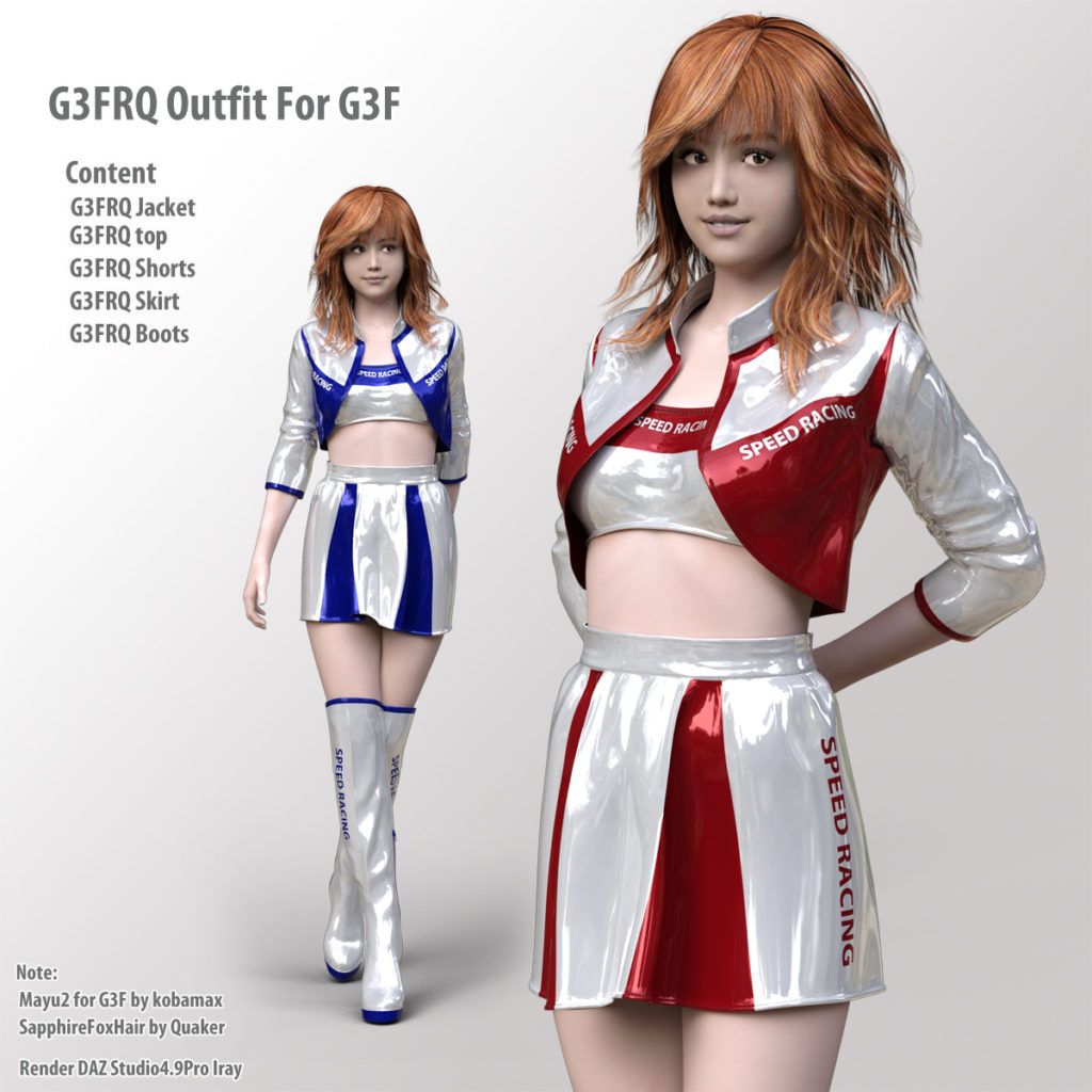 G3FRQ Outfit for G3F_DAZ3D下载站